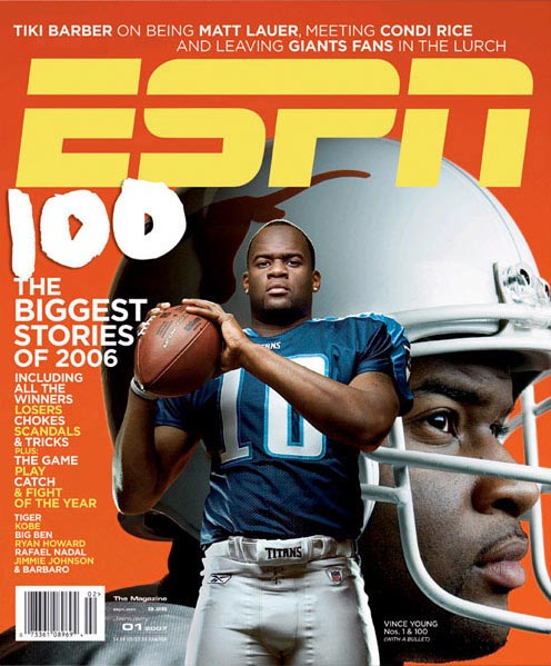 Tennessee Titans Qb Vince Young Sports Illustrated Cover Art Print by  Sports Illustrated - Sports Illustrated Covers